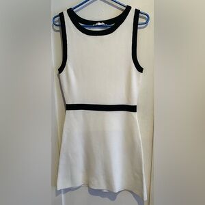 Zara Contrast Knit Mini Dress